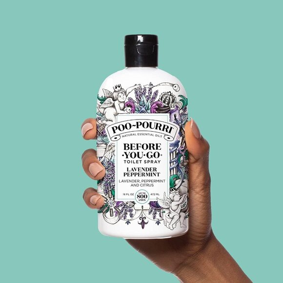 NEW Set 2 Poo-Pourri Before You Go Toilet Spray Refill Lavender Peppermint 16oz - Picture 2 of 9
